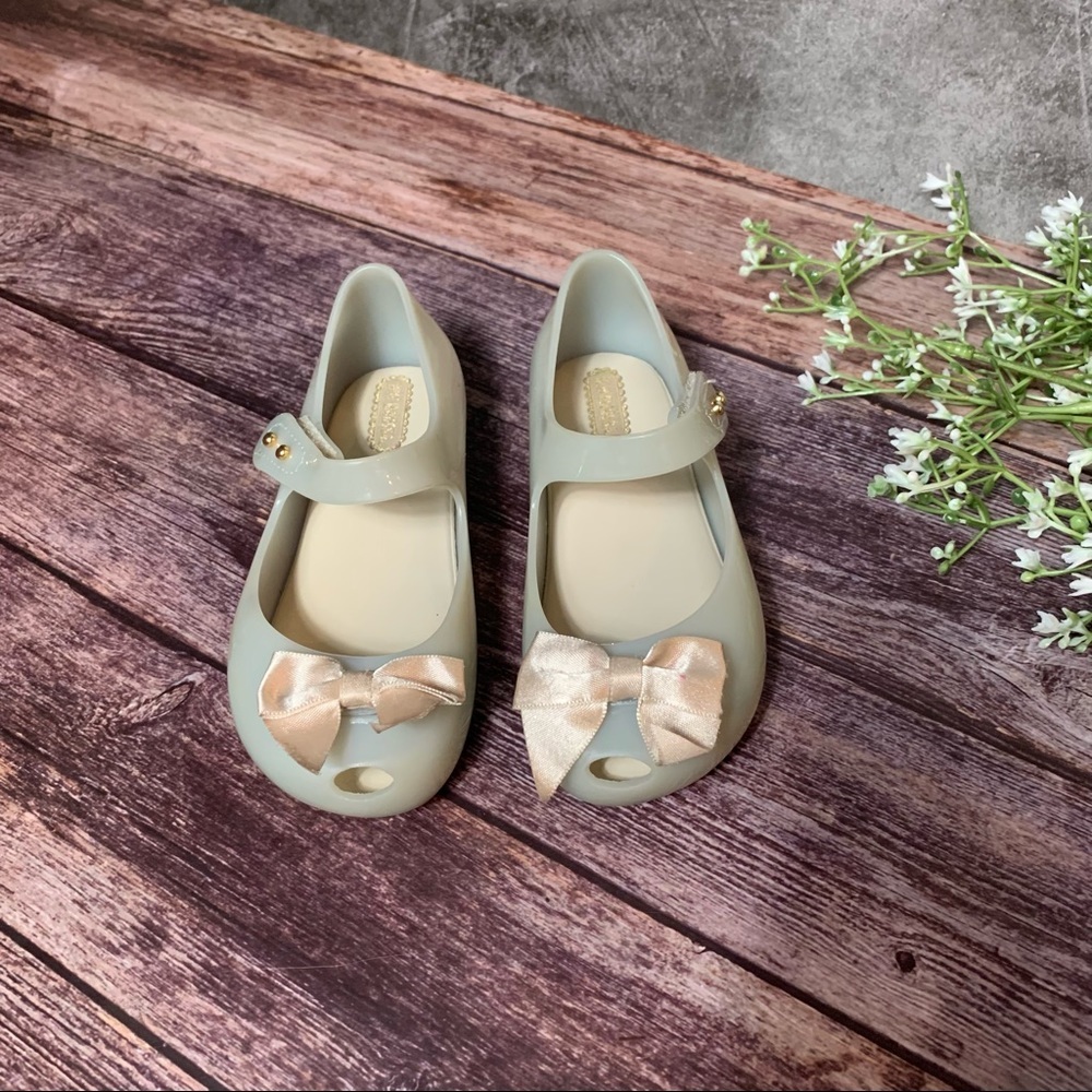Mini Melissa Mini Ultragirl Silk Bow Shoe